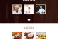 响应式餐厅网站html5模板是一款大气好看的餐厅美食